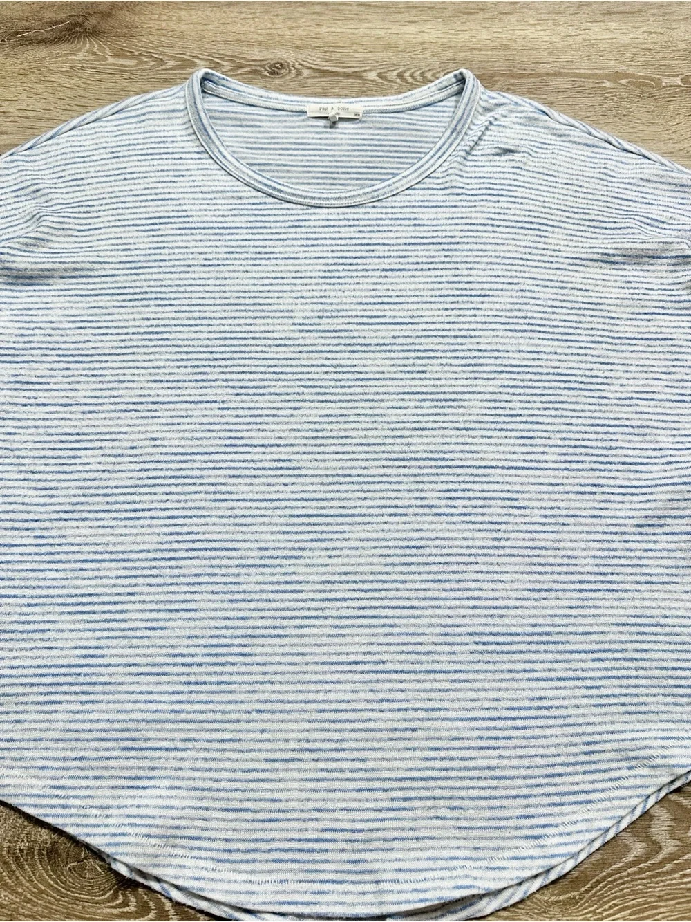 Rag & Bone Knit Striped Long Sleeve Shirt